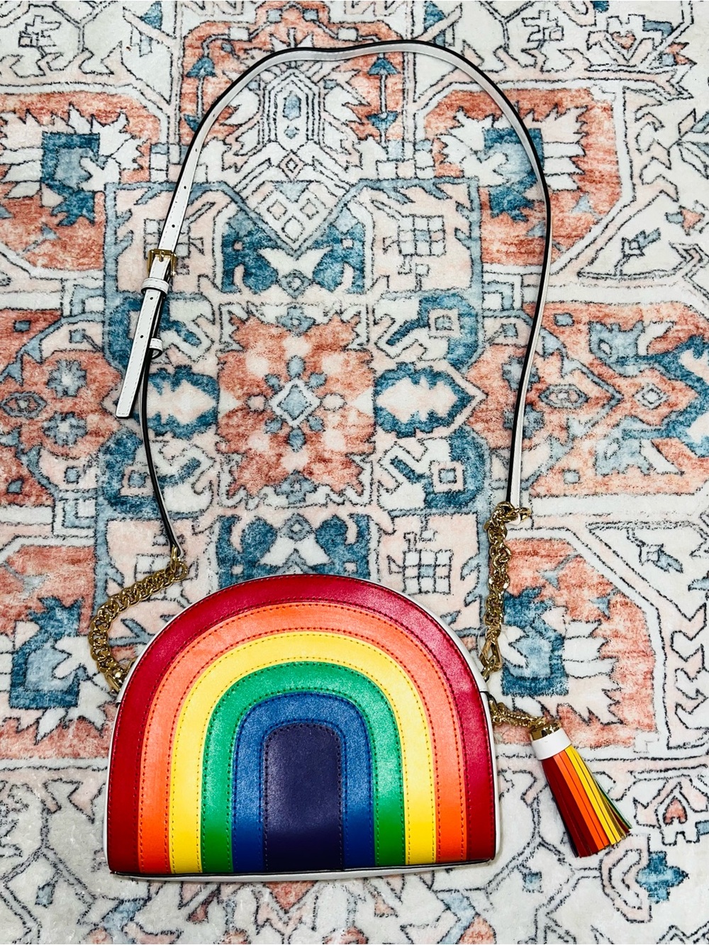 Rainbow Arch Crossbody Bag - Multicolor